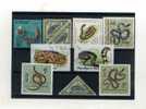 - ENSEMBLE DE TIMBRES SUR LES SERPENTS . PAYS DIVERS - Schlangen