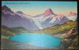Switzerland,Bachalpsee,Faulhorn,Mountain,Lake,vintage Postcard - Horn