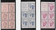 AUSTRALIA; 1970;  YT 426-429 EN 5 CARNETS DE 5 TIMBRES COMPLET ** - Mint Stamps