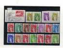 - FRANCE 1977/81 . ENSEMBLE DE DE TIMBRES  . SABINE DE GANDON - 1977-1981 Sabine (Gandon)