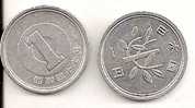 Piéce De 1 Yen (monnaie Actuel) - Japón
