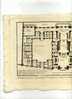 - ARCHITECTURE . PLAN AU R. DE CH. PROJET POUR L´ABBAYE ROYALE DE PANTHEMONT RUE DE GRENELLE . EAU FORTE DU XVIIIe S. - Arquitectura