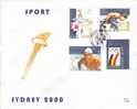 FDC Belgium-Belgique, Nr 2908/2911 (2608) - Summer 2000: Sydney