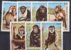 MDA-BK1-353 MINT - POSTFRIS ¤  GUINEE BISSAU 1983 7w In Serie ¤  ANIMALS - DIEREN - APEN - MONKEYS - Monkeys