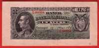 BILLET - EQUATEUR - 1 Sucre Du 17 05 1887 - Pick S 172 - Ecuador