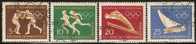 East Germany / DDR 1960 Mi# 746-749 Used - 1960 Winter And Summer Olympic Games - Estate 1960: Roma