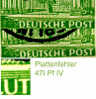 Berlin West Mi.N° 47I PFI   + 47 I Plf. IV Abgestempelt Berlin 14.5.54 Vergiß Nicht Hausnummer Und Straße Anzugeben - Abarten Und Kuriositäten