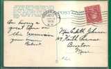 US - 1925 NIAGARA FALLS POSTCARD  To BOSTON - Tied By 2c Imperforate Two Sides - Niagara Falls Cancel - Covers & Documents