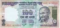 100 Rupees    "INDE"        Ro 38   39 - India