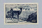 Andorre 1950, Isards Et Chaine De L’Alt Del Grio, PA N° 1**   Cote 110 € - Airmail