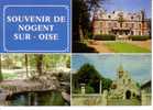 NOGENT SUR OISE -  3 Vues :  Château Des Rochers, Parc Du Sarcus, L´Eglise - Nogent Sur Oise