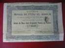 1913-:ACTION & TITRE-SCRIPOPHILIE- MINES DE FEDJ EL ADOUM  EN TUNISIE EX PROTECTORAT FRANCAIS - Mines