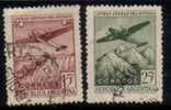 ARGENTINA   Scott #  C 45-6  F-VF USED - Luchtpost