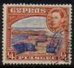 CYPRUS    Scott #  143  F-VF USED - Chipre (...-1960)