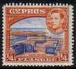 CYPRUS    Scott #  143*  F-VF MINT LH - Cyprus (...-1960)