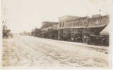 Kensington Kansas, Main Street West Side Real Photo Postcard - Autres & Non Classés