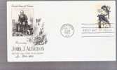 FDC John J. Audubon - Scott # 1241 - 1961-1970