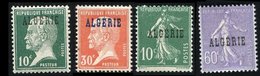 Algérie No 8,9,15,24* - Neufs