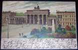 Germany,Berlin,Brandenburger Thor,City Gate,Park,Fountain,vintage Postcard - Porte De Brandebourg