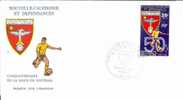 FDC 285 LIGUE De FOOTBALL De NOUVELLE CALEDONIE - POSTE 423 - FDC