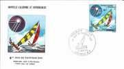 FDC 291 Nlle CALEDONIE - VOILE - 6éme Jeux Du Pacifique - POSTE 430 - FDC