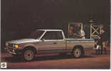 Datsun Nissan Pick-up Truck Advertising Postcard, Equestrian Horse Riding Motif - Camions & Poids Lourds