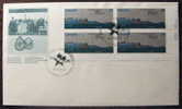 +Canada 1984, 1015, Voie Maritime-Enveloppe-Bloc De Coin-Inscription-FDC, 1v, O - 1981-1990
