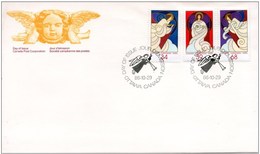 Canada 1986, 1117-9, Anges De Noel-Enveloppe-FDC, O - 1971-1980