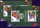 Doppelblock WM In Italien 1990 Bulgarien 3829/0+Blocks 209 A+B O 33€ Fußball-Szenen Blocs Soccer Sheets Bf Bulgaria - 1990 – Italien