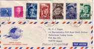 PAYS BAS-AMSTERDAM TOKIO PAR KLM 1951-SUPERBE - Luftpost