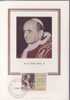 VATICAN CARTE MAXIMUM NUM.YVERT  509  PAUL VI - Maximum Cards