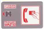 SERVICE 0800  ( Luxembourg Card SC01 ) - Luxemburg 50. Units - Luxemburgo