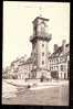 CPA ANCIENNE- FRANCE- VILLERS-COTTERETS (02)- LA FONTAINE MONUMENTALE SUR LA PLACE-  TOUR DE GUET- ANIMATION- COMMERCES - Villers Cotterets