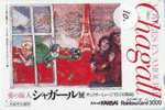 Télécarte CHAGALL (10) JUDAICA - ART - KUNST - PEINTURE - MALEREI - SCHILDERIJ JAPON - Peinture