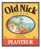 Etiquette De (Rhum)  Punch Planteur  -   Old Nick - Rhum