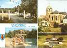 86 . VIVONNE....LE TERRAIN DE CAMPING..L'EGLISE...LA PLAGE..LA SOURCE MAROT - Vivonne