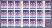 !a! USA Sc# 3123a MNH BOOKLET(20) - Love: Swans - 3. 1981-...