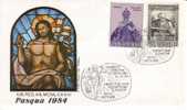 1984 - Vaticano - Pasqua - Maschinenstempel (EMA)