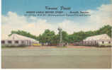 Russel Kansas Mone Carlo Motor Court Motel On Vintage Linen Postcard - Otros & Sin Clasificación