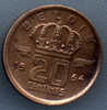 20 Cts Belgique 1954 Légende Flamande Ttb+ - 20 Cents