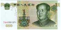 1 Yuan   " CHINE"    1999    UNC    R2 - China