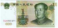 1 Yuan   " CHINE"    1999    UNC    R2 - Chine