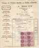 Facture De La Fabrique De Peintures Spéciales Et Produits D’Entretien A. ROUET De Nantes Et De 1947 - Drogisterij & Parfum