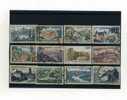 - FRANCE . ENSEMBLE DE TIMBRES SUR DES PAYSAGES FRANCAIS . OBLITERES - Collections