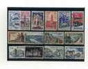 - FRANCE . ENSEMBLE DE TIMBRES SUR DES PAYSAGES . OBLITERES - Colecciones Completas