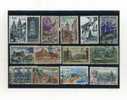 - FRANCE . ENSEMBLE DE TIMBRES SUR DES PAYSAGES . OBLITERES - Collections