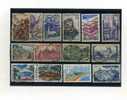 - FRANCE . ENSEMBLE DE TIMBRES SUR DES PAYSAGES . OBLITERES - Collections