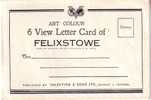 Angleterre - Felixstowe -  View Lettre Card Of Felixstowe - Other & Unclassified