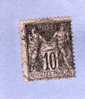 FRANCE TIMBRE N° 103 OBLITERE TYPE SAGE 10C NOIR SUR LILAS - 1898-1900 Sage (Type III)