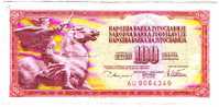100 Dinara   "YOUGOSLAVIE"  12  8 1978       Bc151 - Yougoslavie